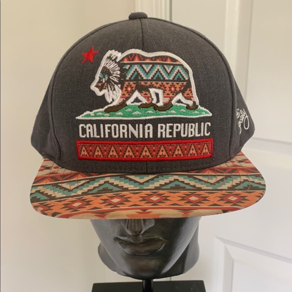 Riot Society California Republic Snapback Hat